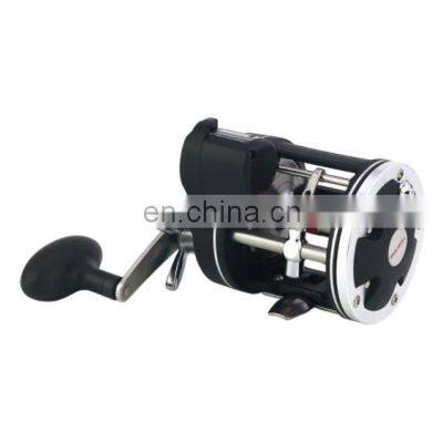 Byloo drum trolling line counting fishing reel left hand bait casting fishing reels with readout