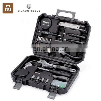 Xiaomi 60PCS JIUXUN Hand Tool Set General Household Repair Hand Tool Kit with Screwdriver Wrench Hammer Tape Plier Knife