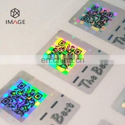 Sparkle QR Code Authentication Hologram Sticker for Traceability photo-2