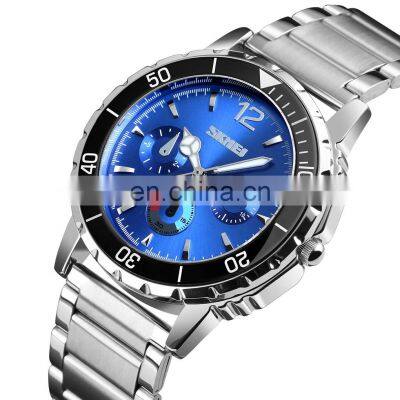 New Model SKMEI 1482 Silver Color Janpan Movt Wrist Watch Business Mens Quartz Watches