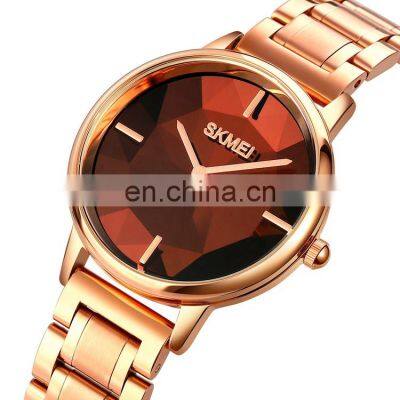 trend design SKMEI 1789 stainless steel back japan movement quartz watch sr626sw for women