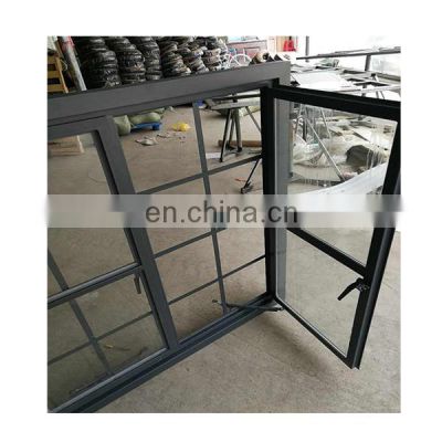 Cheap exterior villa door Aluminium door casement window aluminum window pane for apartment