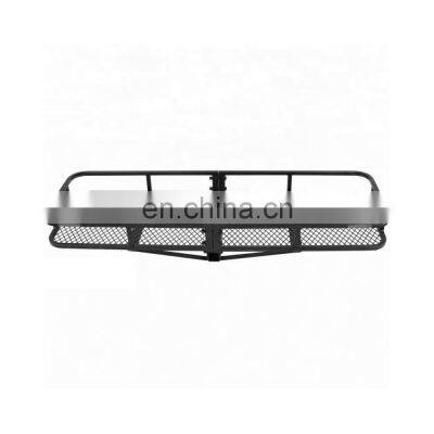 Heavy Duty Hitch Mount Luggage Carrier for Toyota Tundra Folding Rear Cargo Rack Basket photo-4