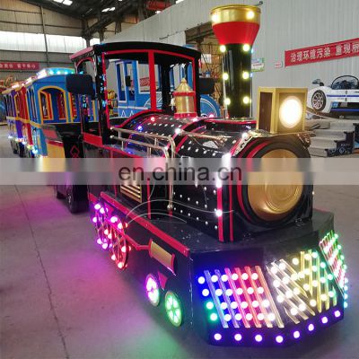 Antique design Electric train rides Carnival trackless train