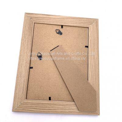 Simple Custom 6 7 8 Inch Log Color Wide Edge Photo Frame for Home and Office Decoration photo-5