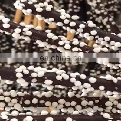 Biscuit Dipping Chocolate Machine Pocky Chocolate Covered Machine Sticks Chocolate Coating Machine photo-2