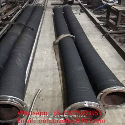 Sand pumping rubber pipe of sand pumping ship