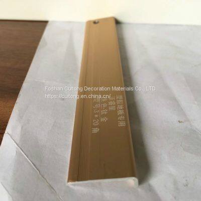 Right-angle L Edge Bar Waterproof Wood Grain Wire Bar Wall Edge Floor Joint Seven-figure Buckle Aluminum Alloy Closing Line photo-5