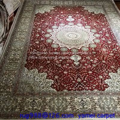 red carpet handmade silk persian carpets for home 6x9ft