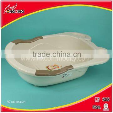 Eco-friendly durable baby plastic bath tub for baby