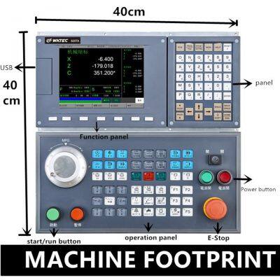 WKTEC Cnc Control Unit 2 Axis 620TA Turning Lathe Controller Similar Syntec Delta Controller photo-4