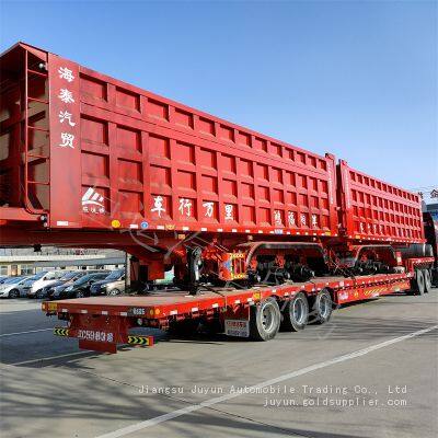 Heavy Duty Dump Semi-trailer Export Semi-trailer Iron Ore Powder Transport Vehicle photo-4
