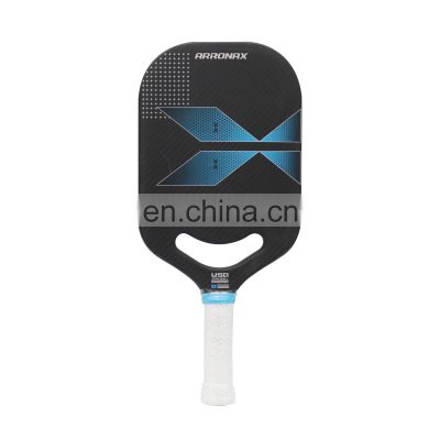 New Trending Design Custom Face Pickleball Rackets 18k 3k Carbon Fiber PP Honeycomb Core Thermoformed Pickleball Paddle