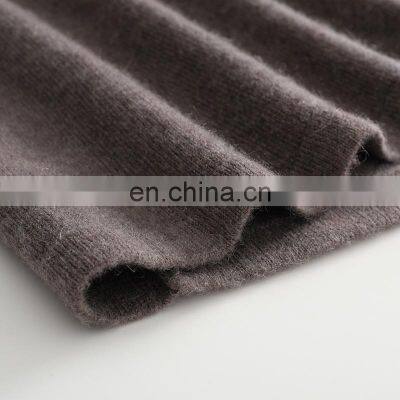 Manufacturer's Women's Autumn Midi 100% Cashmere Knitwear Breathable Knee-Length Dress With Natural Waistline Solid Pattern photo-4