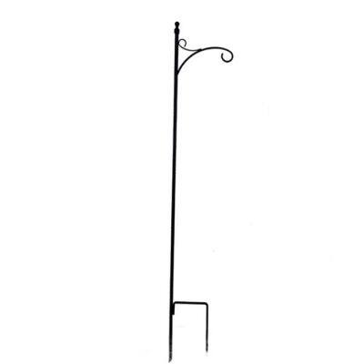 Heavy Duty Garden Shepherds Hooks for Outdoor, Premium Metal Shepherds Hooks, Height Adjustable Bird Feeder Hanger, Hanging Basket Hooks 37” Inch Tall Hanging Plant Hooks photo-2