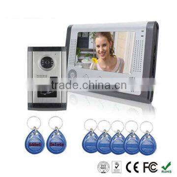 7'' TFT LCD Monitor Waterproof Multi Wired Video Door Phone Monitoring VD701-ID
