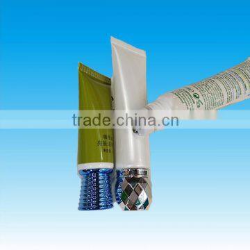 Plastic soft tube with Diamond Cap Massage Bath Tube Soft Plastic Tube for Bath products