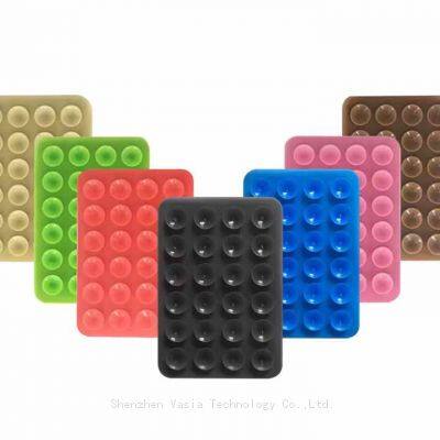 Wholesale Bulk Non-slip Phone Case Adhesive Mount Cellphone Mobile Phone Grip Accessory Silicone Suction Mobile Phone Holder