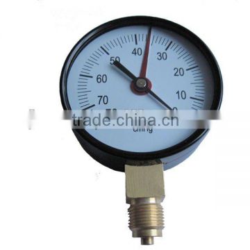 80mm vacuum pressure gauge with red mark pointer