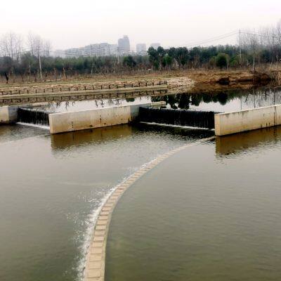 River Barrier Dam Slope Ridge Pillow-Type Landscape Air Shield Dam