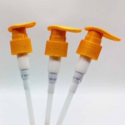 Manufacture Matte Black New Long Nozzle Cosmetic Shampoo Pump Hand Soap Liquid Pump Plastic Lotion Pump