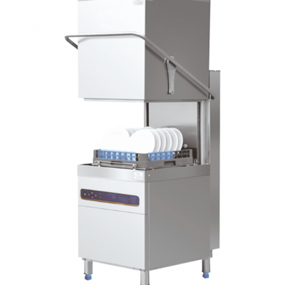 Lavavajillas industrial de tipo campana EU-60E 380V 3P Voltaje nominal Limpieza de alta eficiencia