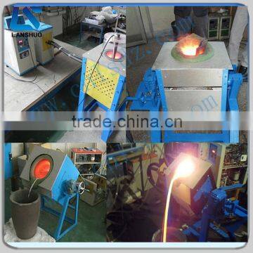 small rotary aluminum smelting / melting furnace