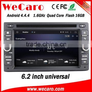 Wecaro 6.2" WC-2U6008 Android 4.4.4 car stereo touch screen car dvd player with reversing camera WIFI 3G 16GB Flash