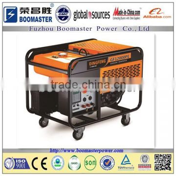 8500w gasoline generator with portable handle and wheels