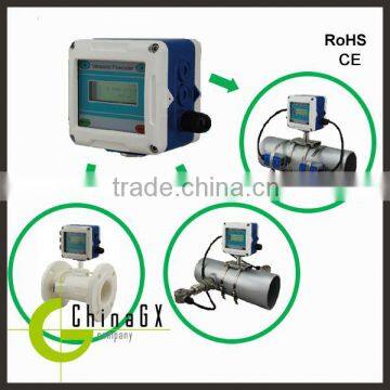 economical digital plastic ultrasonic vegetable oil flowmeter