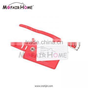 Free Shape Promotional Leather Luggage Tag