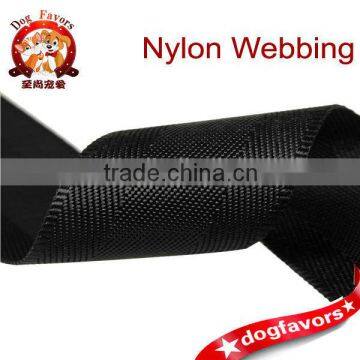 black Herringbone polyester webbing