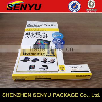 custom laptop packaging design, clear PVC window paper box packaging                        
                                                                                Supplier's Choice