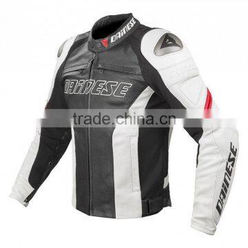 Custom made leather jacket/fashion leather jacket/Men Motorbike racing Leather Jacket/Motorcycle Biker Jacket/WWB-MB-DN-403