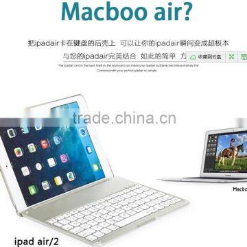 Ultrabook Backlit Bluetooth Keyboard for IPad Air2 Allumium Alloy