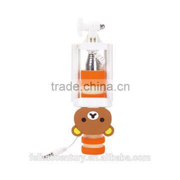 New products mini camera monopod selfie stick light stick