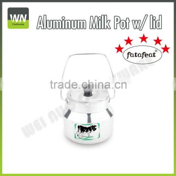 Aluminum milk pot w/ electrical mixer