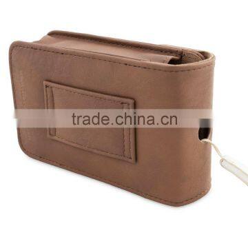 Top Grade New Travel Protective Brown PU Leather Camera Case photo-3