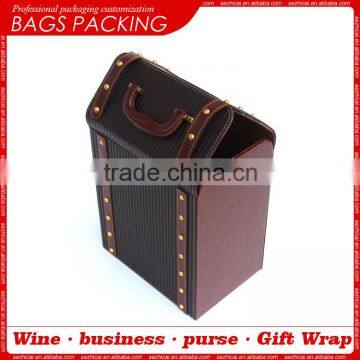 Handmade Classic Red Wine Box Wine Gift Boxes photo-2