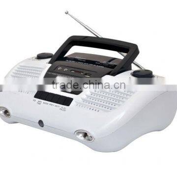 Flash Light Portable USB SD Boombox Digital World Receiver Radio