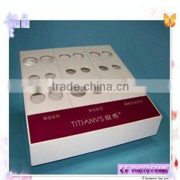 Professional White and Black Make up Organizer Cosmetic Display Rack photo-2