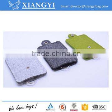 Cheap Promotion Fancy Smart Colorful Felt Key Case Bag Key Chain Mini Bag Key Holder Supplier's Choice photo-4