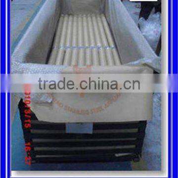 ASTM A554 slot handrail tubes with cardboard tubes packing