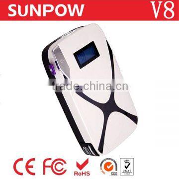 Sunpow 8000mah Lcd Display 12v Car Jump Starter and Car Power Station With CE/RoHS/FCC With Air Compressor photo-4