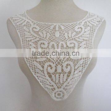 custom cheap and chantilly discount chemical cotton lace decorative dress applique collar