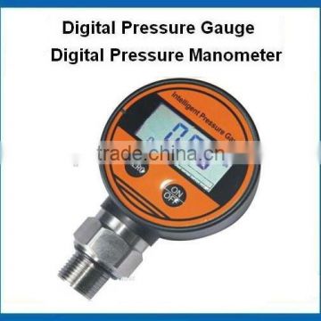 Digital fuel gauge pressure with lcd display and battery supply