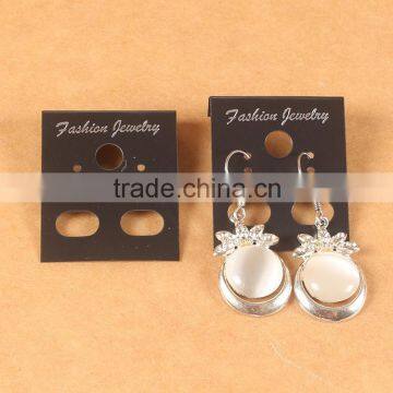 Logo customized printing plastic earring card