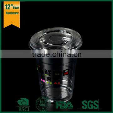 16oz clear plastic cups,plastic beer cups,disposable plastic juice cup with lid