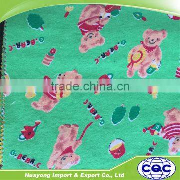 100 cotton flannel cartoon printed hebei wholesale