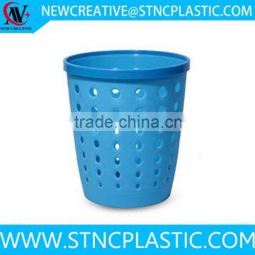 multi use plastic paper waste basket with hole